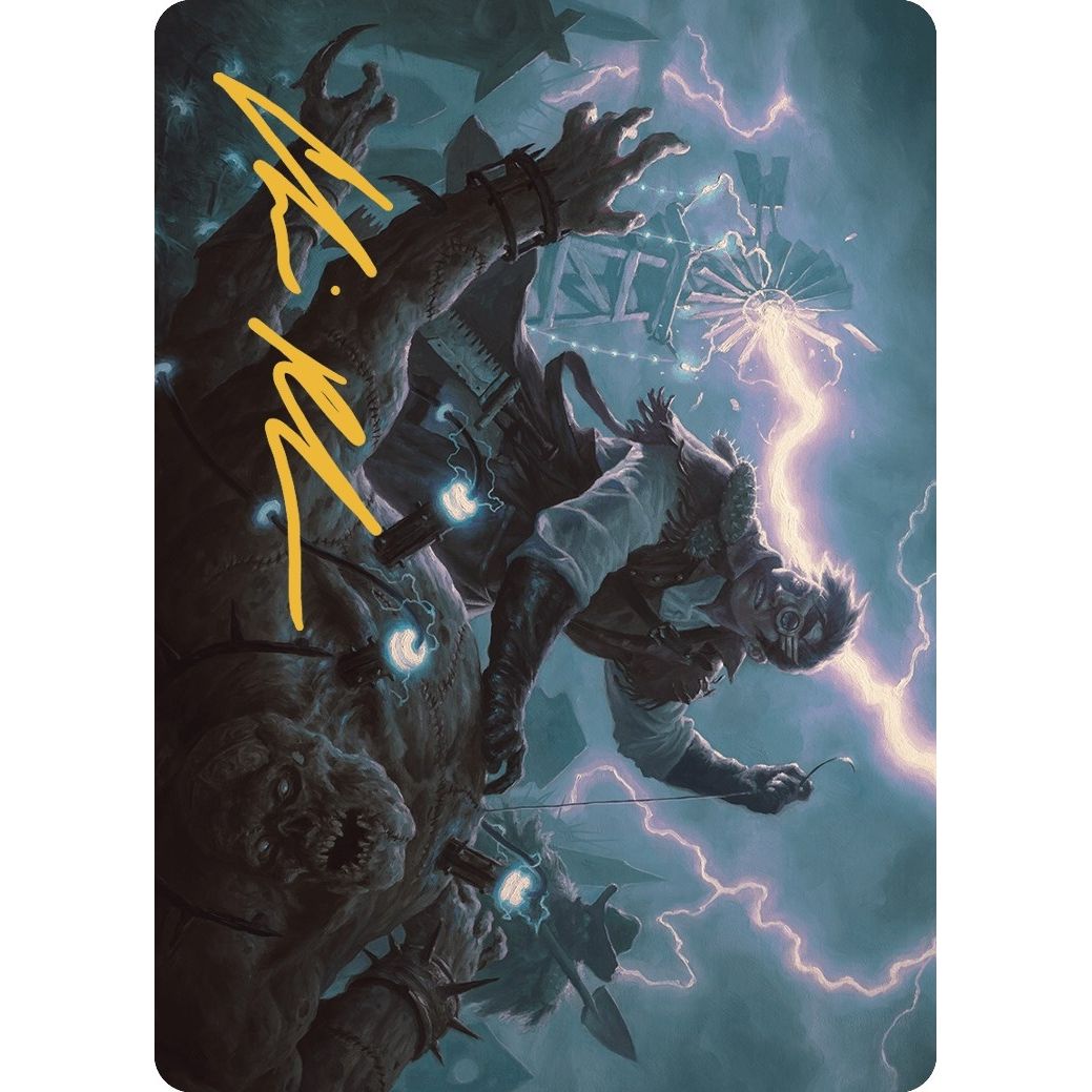 Image for Geralf, the Fleshwright Art Card (Gold-Stamped Signature) (5) (ASOTJ) - Magic: The Gathering