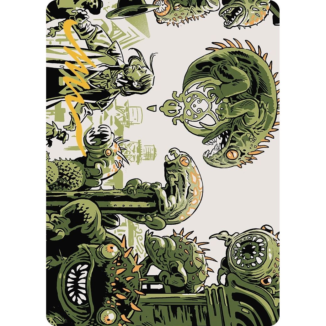 Image for Pest Infestation Art Card (Gold-Stamped Signature) (42) (ASOTJ) - Magic: The Gathering