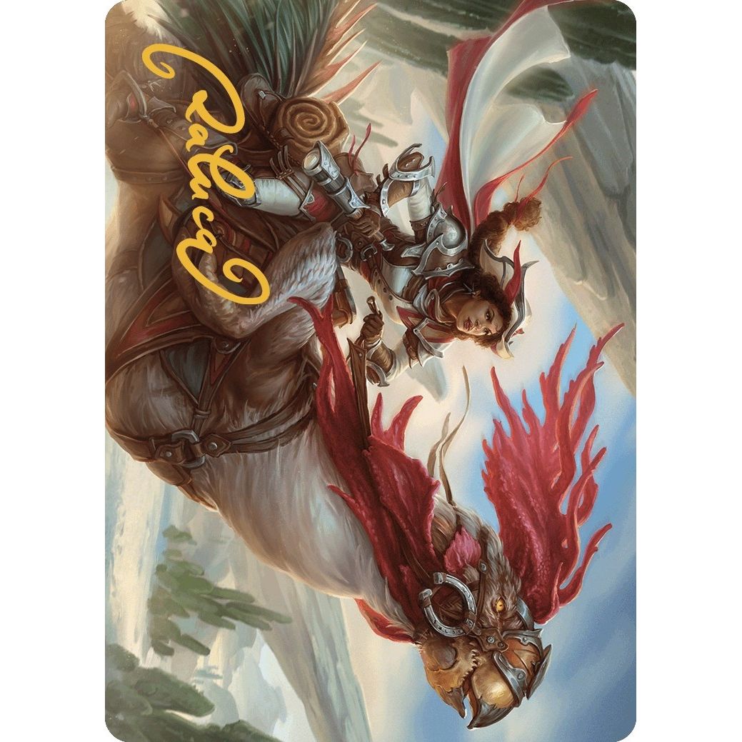Image for Frontier Seeker Art Card (Gold-Stamped Signature) (2) (ASOTJ) - Magic: The Gathering