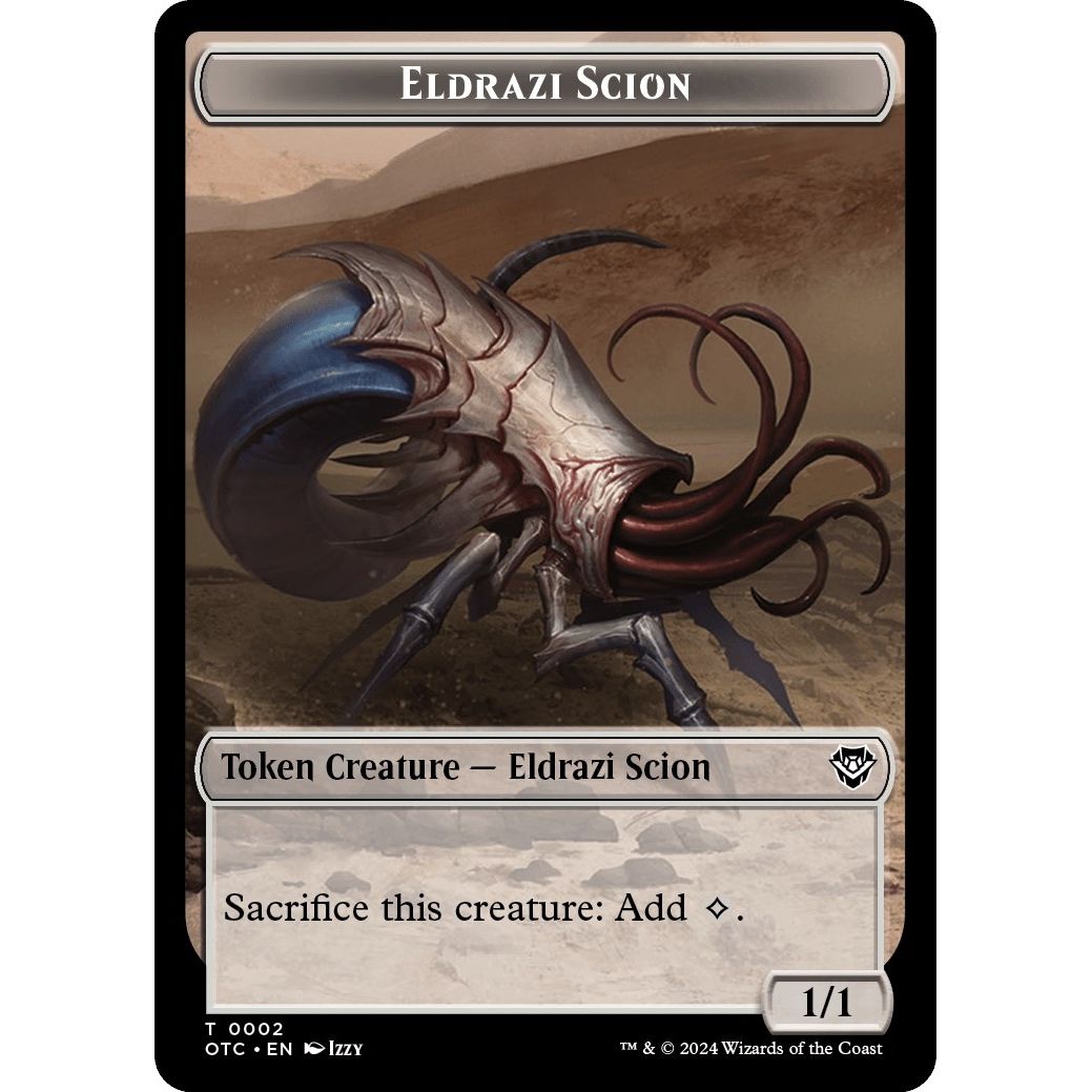 Image for Eldrazi Scion // Treasure Double-Sided Token (2 // 18) (OTC) - Magic: The Gathering