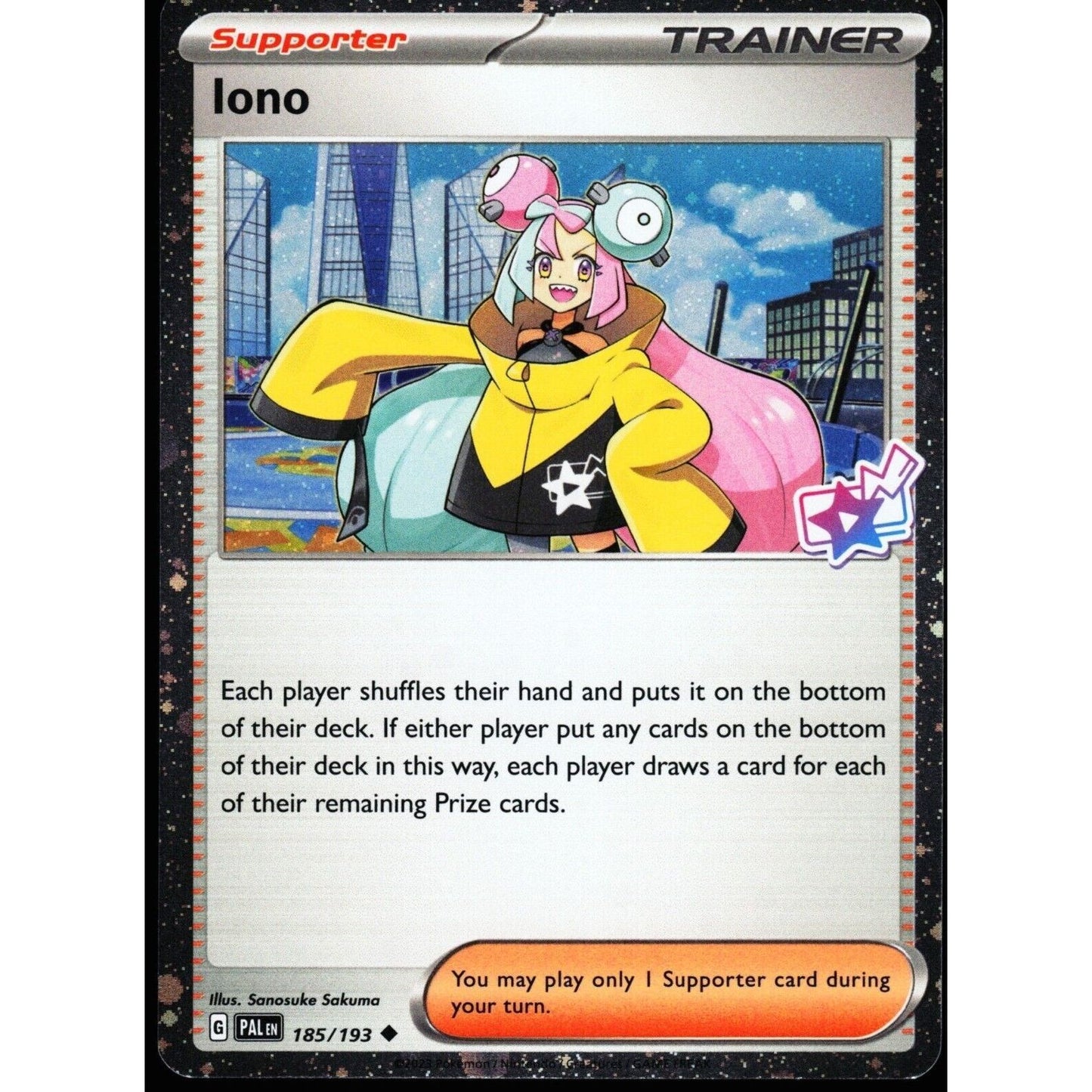 Image for Iono - 185/193 (Cosmo Foil) (185/193) (MCAP) - Pokemon