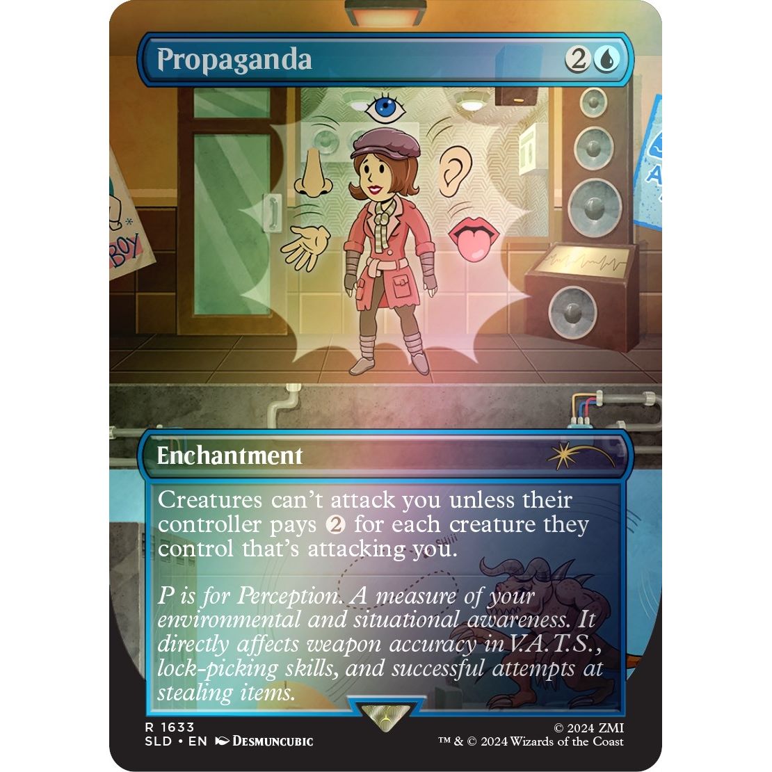 Image for Propaganda (1633) (Rainbow Foil) (1633) (SLD) - Magic: The Gathering