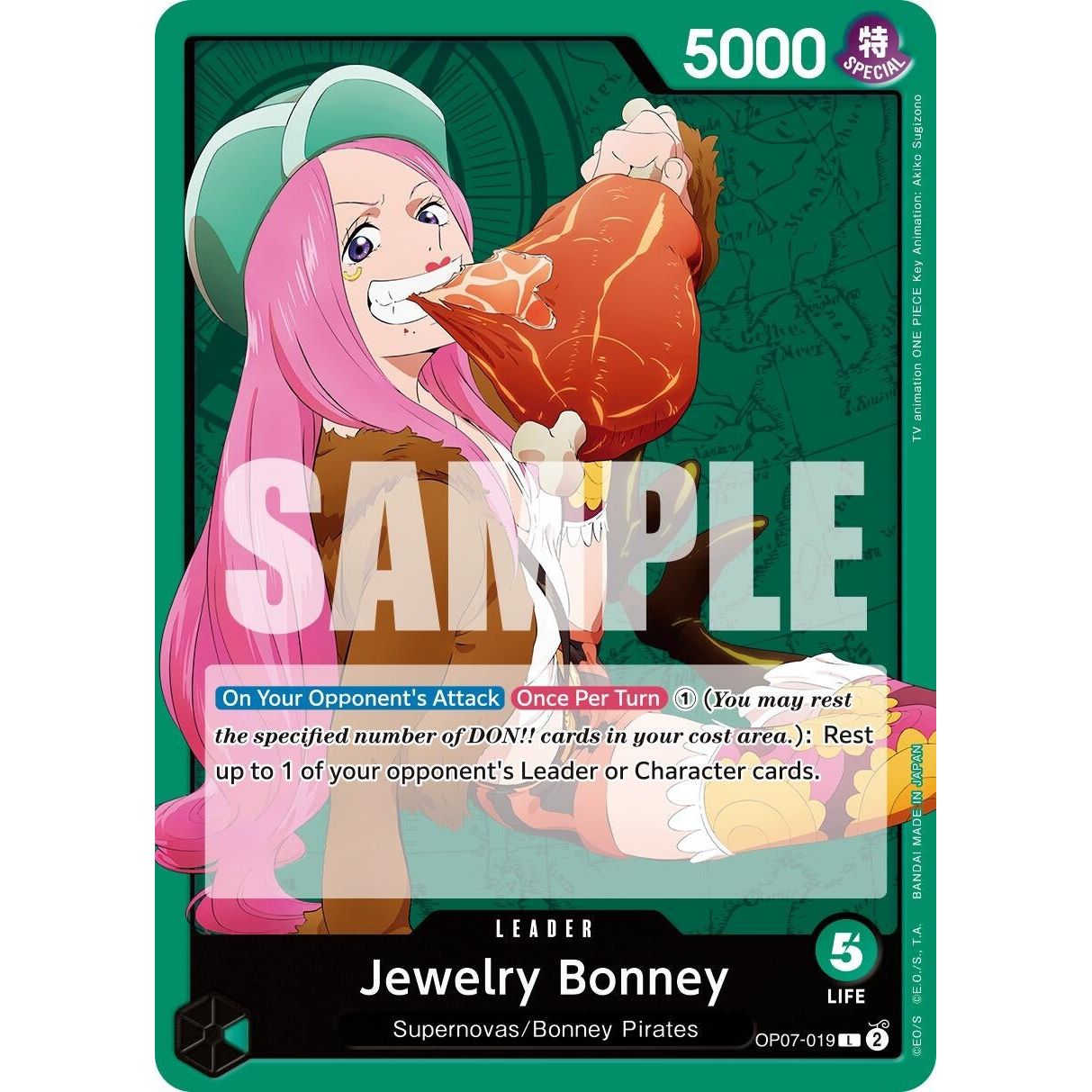 Image for Jewelry Bonney (019) (OP07-019) (OP07) - One Piece Card Game