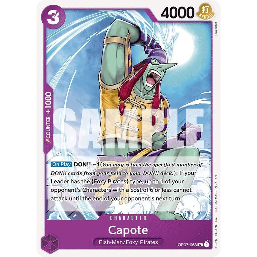 Image for Capote (OP07-063) (OP07) - One Piece Card Game
