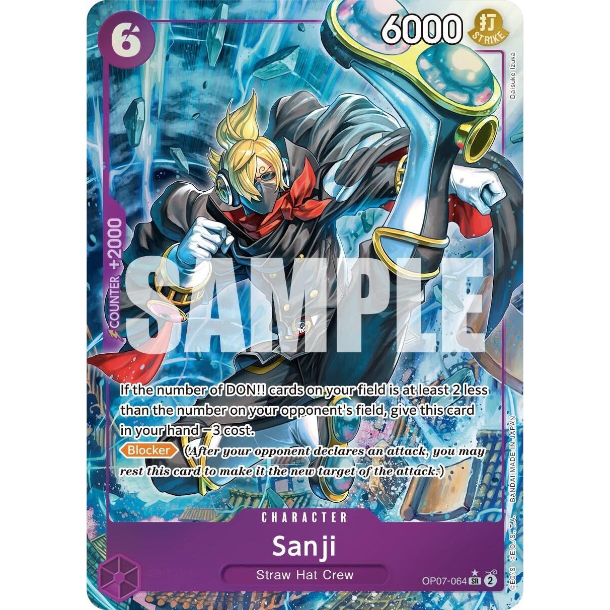 Image for Sanji (Parallel) (OP07-064) (OP07) - One Piece Card Game