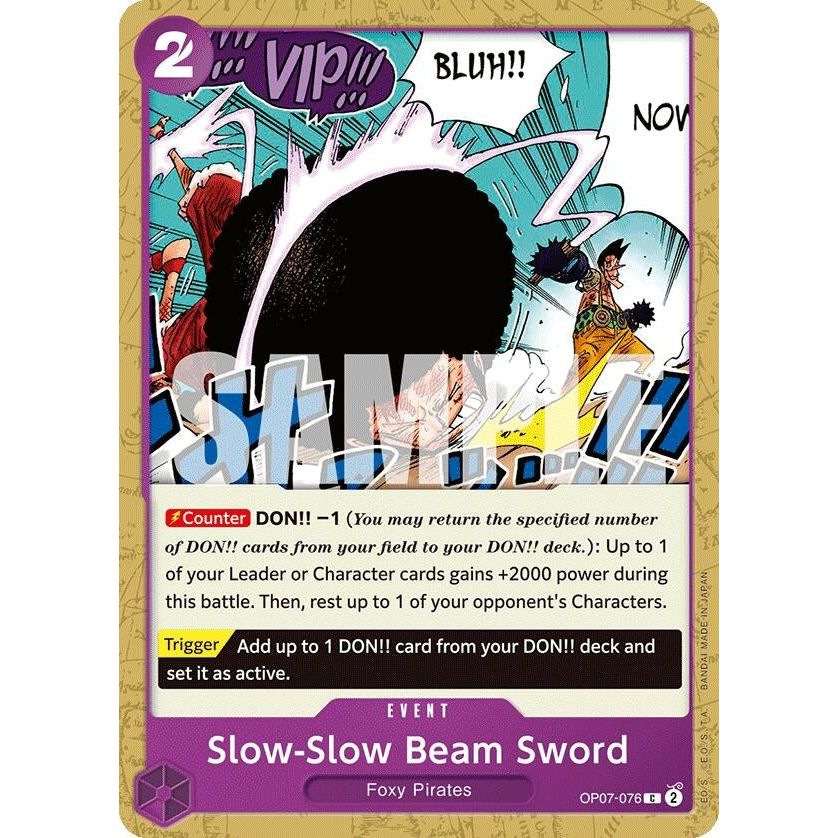 Image for Slow-Slow Beam Sword (OP07-076) (OP07) - One Piece Card Game