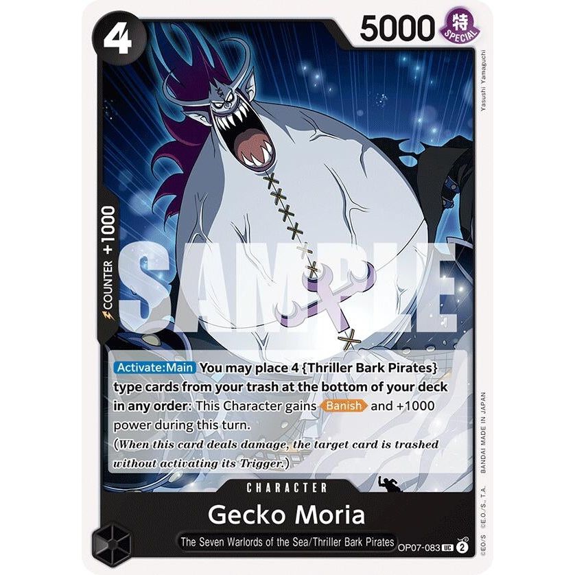 Image for Gecko Moria (083) (OP07-083) (OP07) - One Piece Card Game