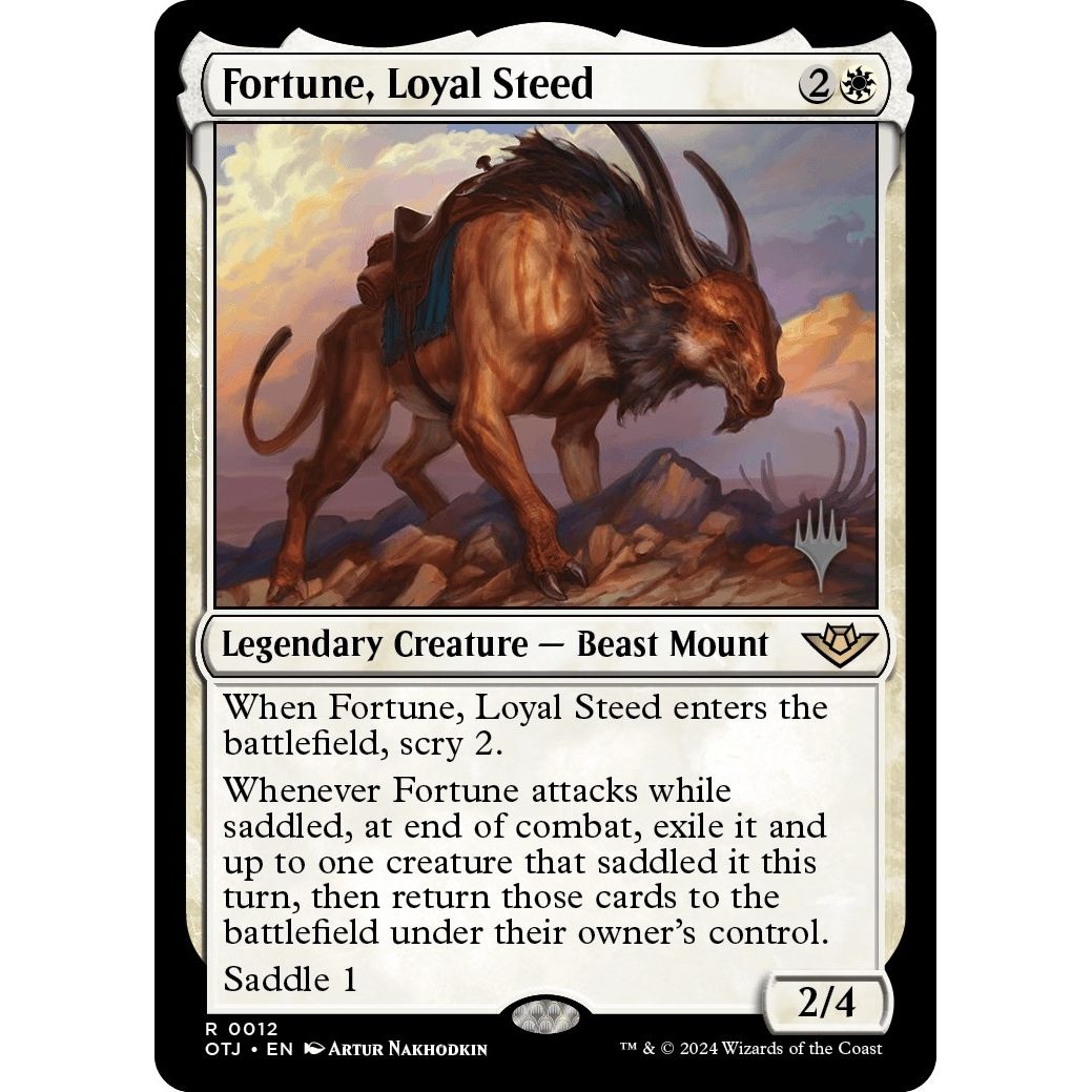 Image for Fortune, Loyal Steed (12) (PPOTJ) - Magic: The Gathering
