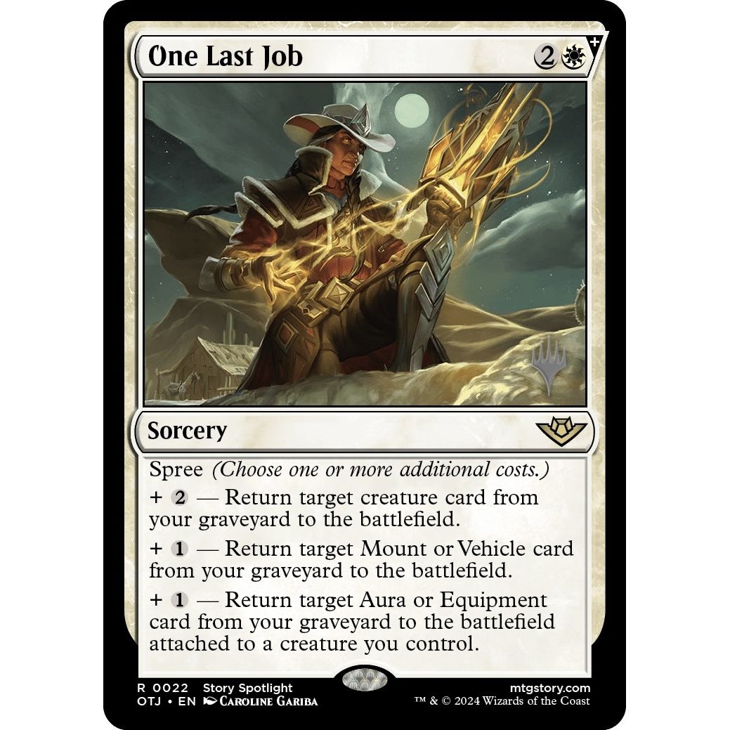 Image for One Last Job (22) (PPOTJ) - Magic: The Gathering