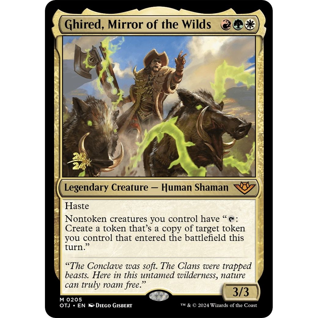 Image for Ghired, Mirror of the Wilds (205) (PRE) - Magic: The Gathering