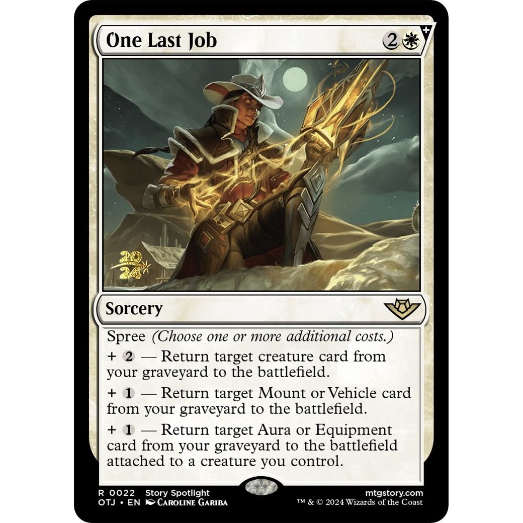 Image for One Last Job (22) (PRE) - Magic: The Gathering