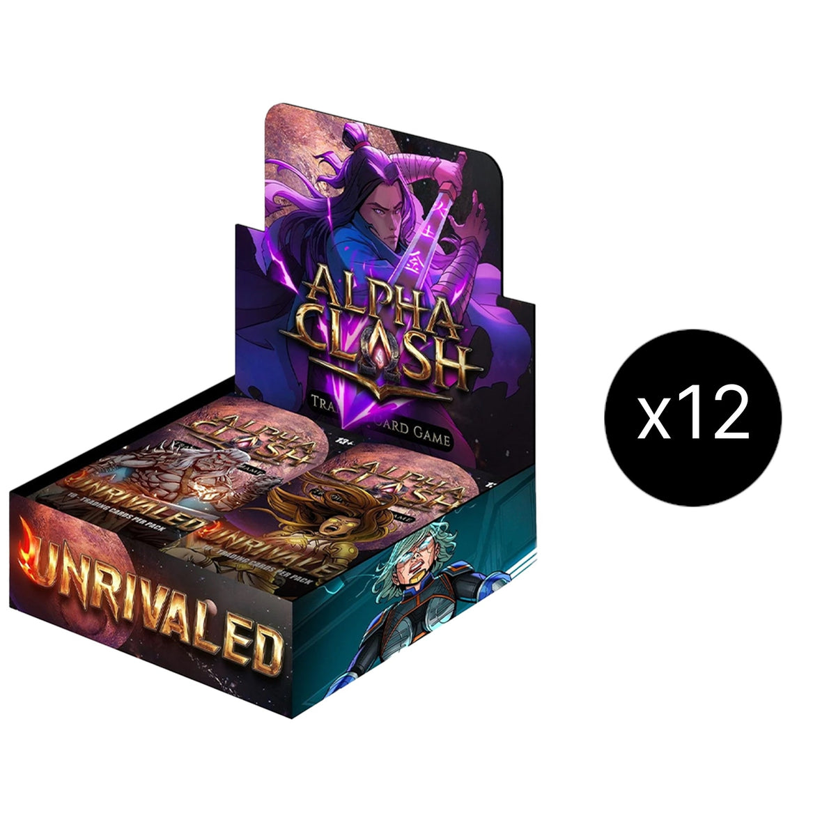 Image for Unrivaled Booster Box Case - Alpha Clash