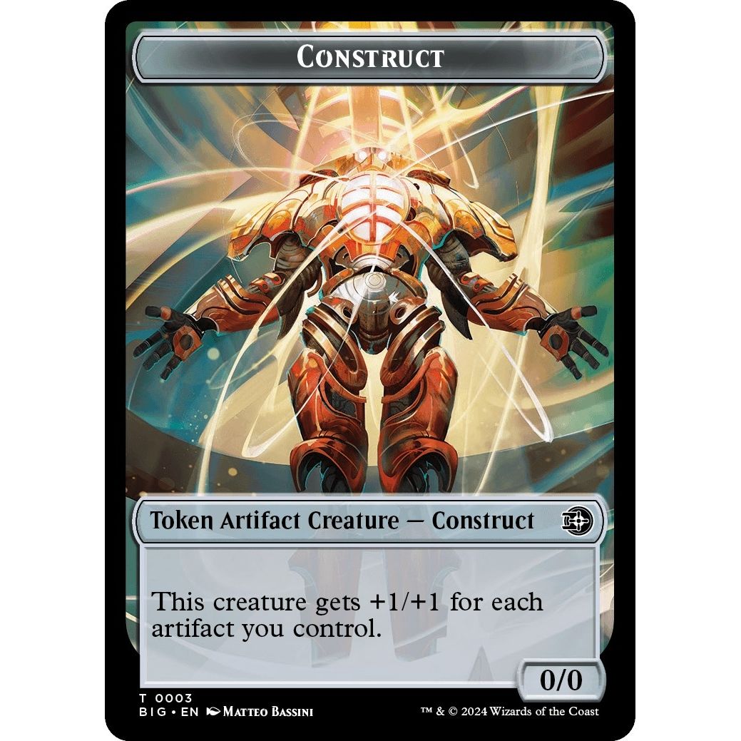 Image for Construct Token (3) (BIG) - Magic: The Gathering