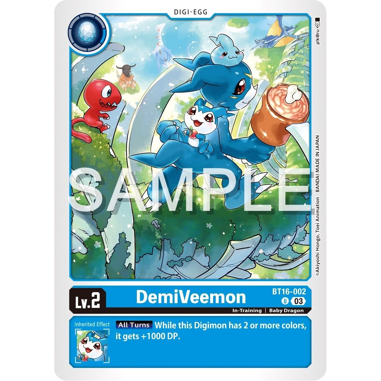 Image for DemiVeemon (BT16-002 U) (BT16) - Digimon Card Game