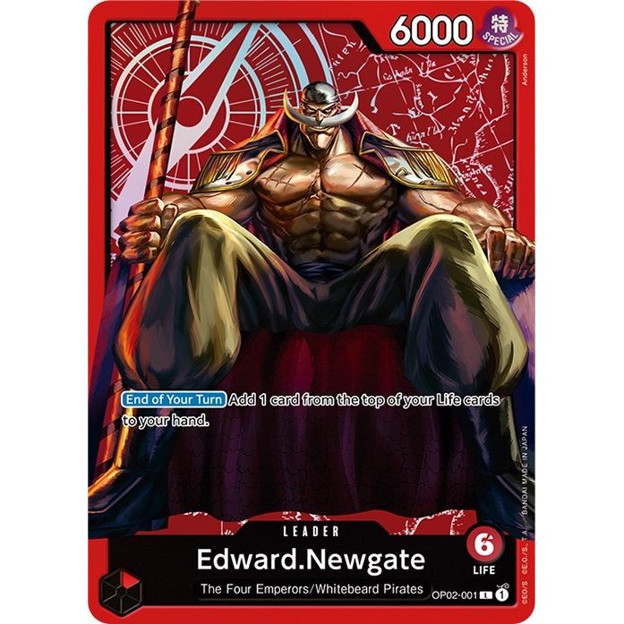 Image for Edward.Newgate (Special Goods Set -Former Four Emperors-) (OP02-001) (OP-PR) - One Piece Card Game