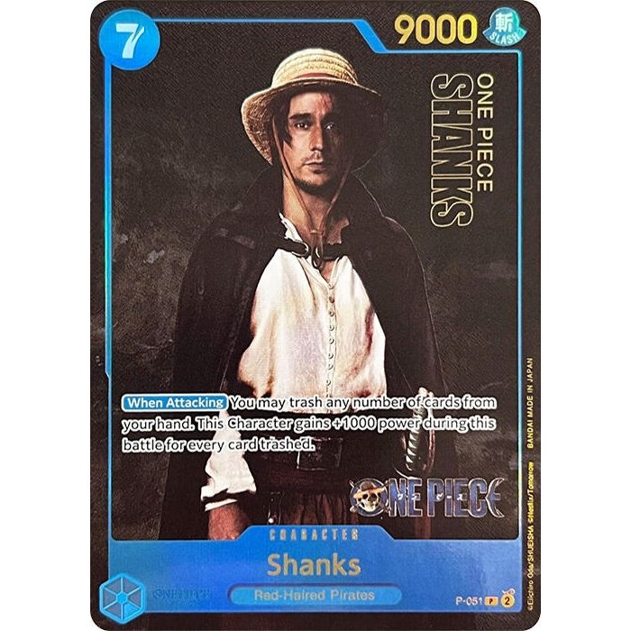 Image for Shanks (Premium Card Collection -Live Action Edition-) (P-051) (OP-PR) - One Piece Card Game