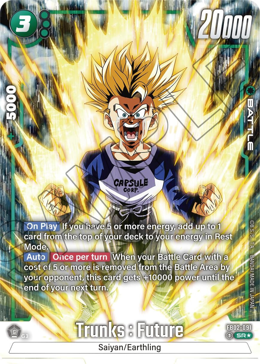 Image for Trunks : Future - FB02-091 (Alternate Art) (FB02-091) (FB02) - Dragon Ball Super: Fusion World