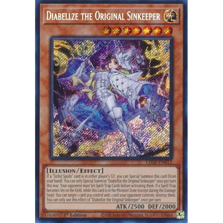 Image for Diabellze the Original Sinkeeper (LEDE-EN012) (LEDE) - YuGiOh