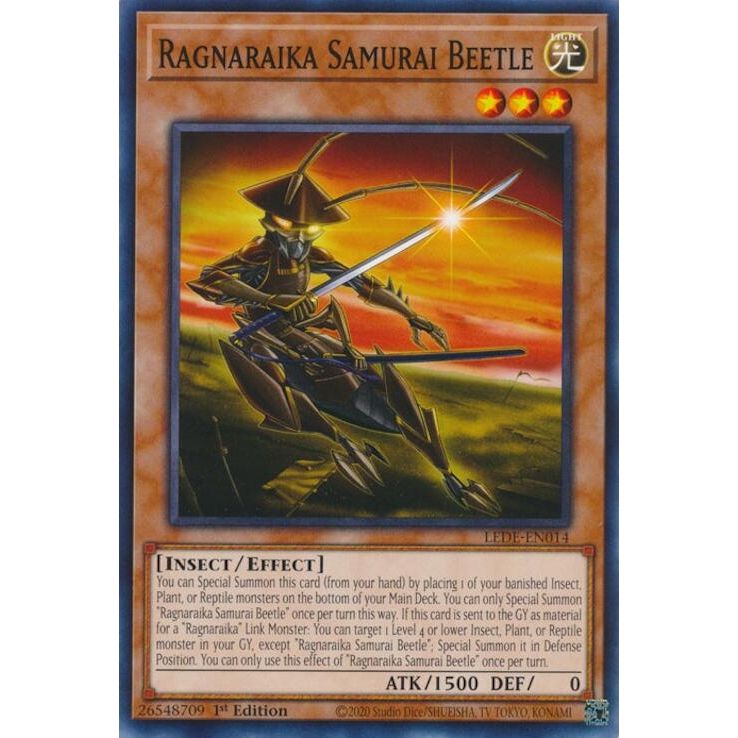 Image for Ragnaraika Samurai Beetle (LEDE-EN014) (LEDE) - YuGiOh