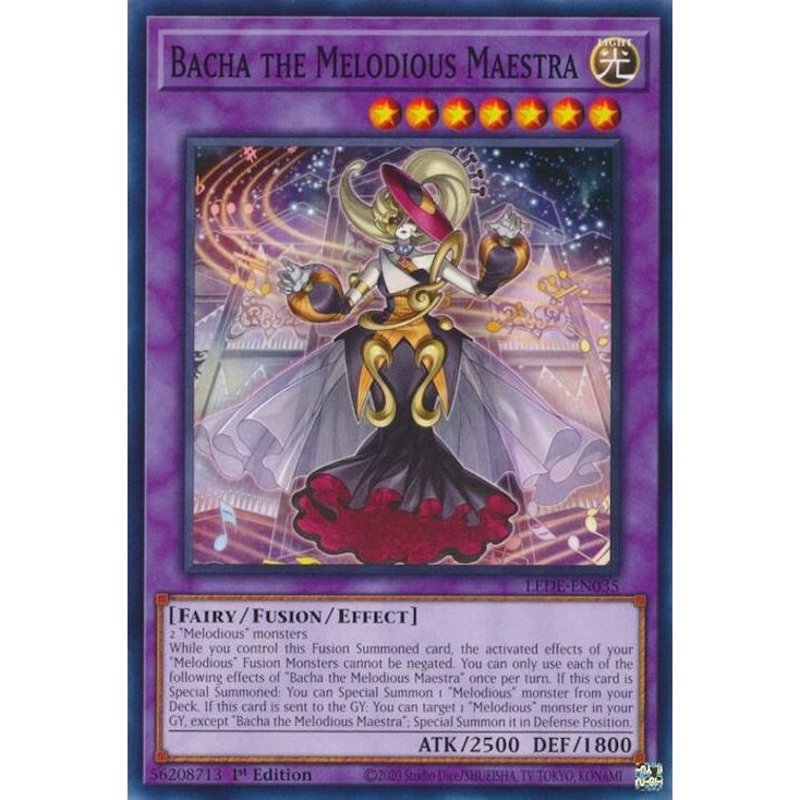 Image for Bacha the Melodious Maestra (LEDE-EN035) (LEDE) - YuGiOh