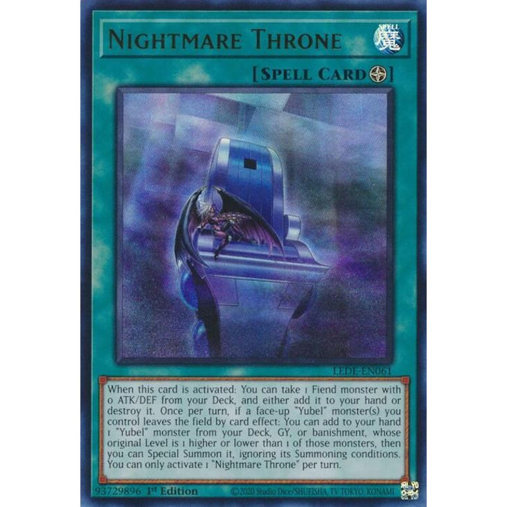 Image for Nightmare Throne (LEDE-EN061) (LEDE) - YuGiOh