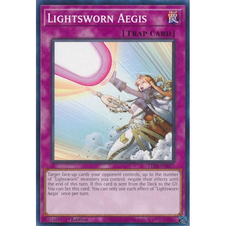 Image for Lightsworn Aegis (LEDE-EN077) (LEDE) - YuGiOh