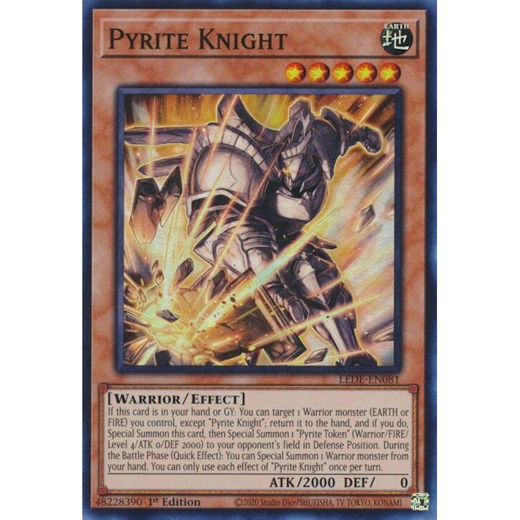 Image for Pyrite Knight (LEDE-EN081) (LEDE) - YuGiOh