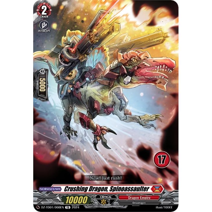 Image for Crushing Dragon, Spinoassaulter (17) (DZ-TD01/008EN) (DZ-TD01) - Cardfight Vanguard
