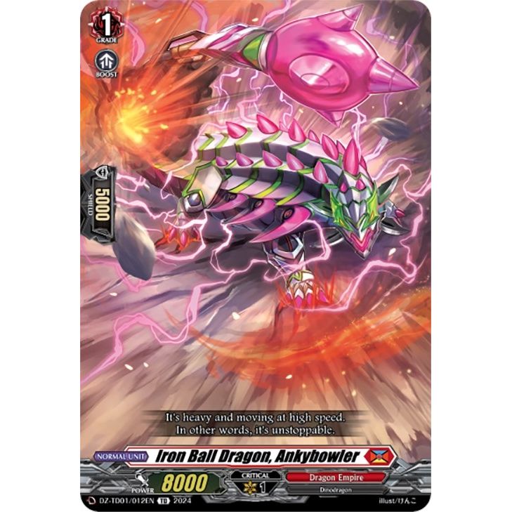 Image for Iron Ball Dragon, Ankybowler (DZ-TD01/012EN) (DZ-TD01) - Cardfight Vanguard