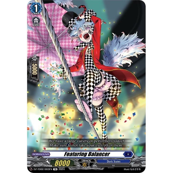 Image for Featuring Balancer (DZ-TD02/003EN) (DZ-TD02) - Cardfight Vanguard