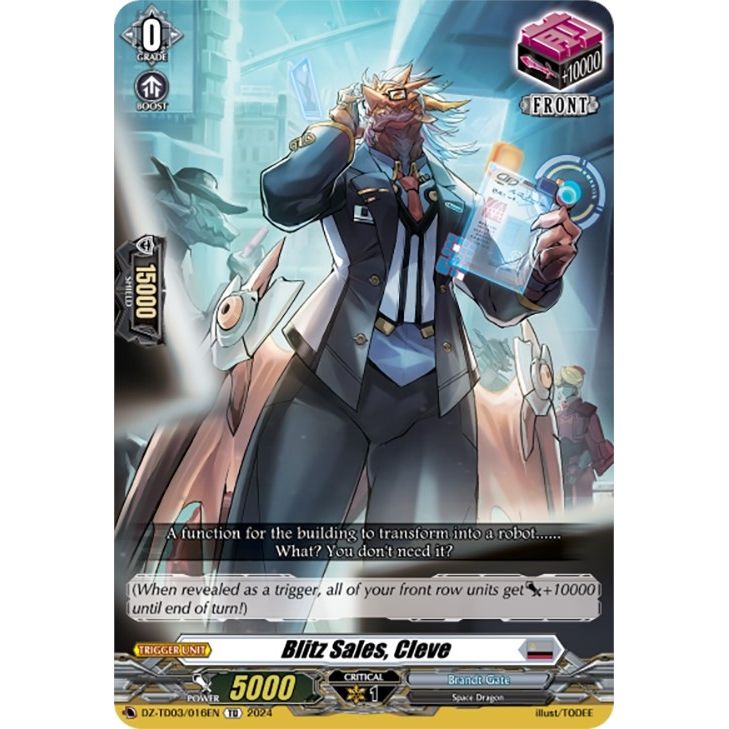 Image for Blitz Sales, Cleve (DZ-TD03/016EN) (DZ-TD03) - Cardfight Vanguard