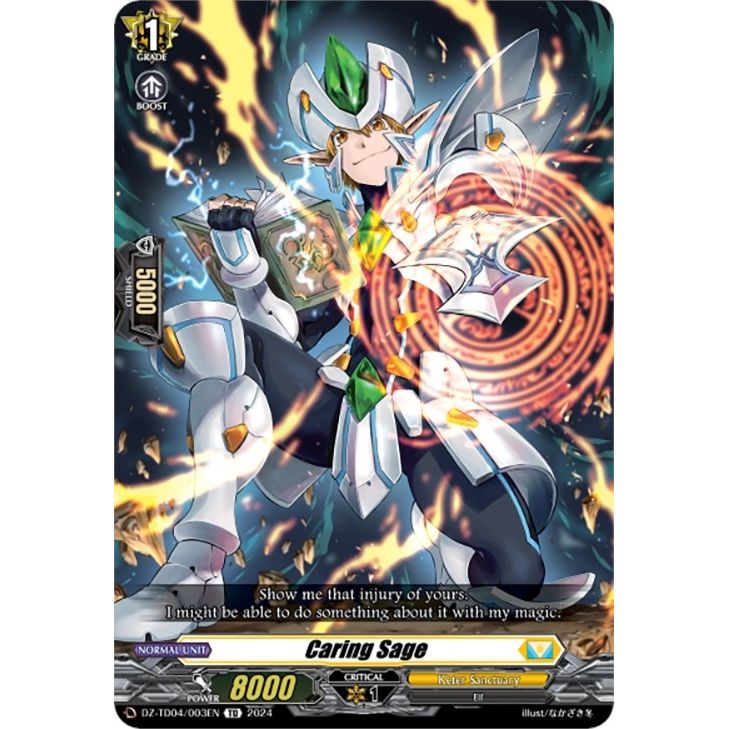 Image for Caring Sage (DZ-TD04/003EN) (DZ-TD04) - Cardfight Vanguard