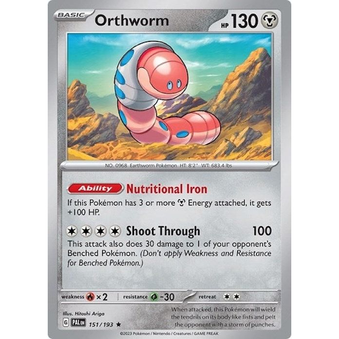 Image for Orthworm (151/193) (PR) - Pokemon