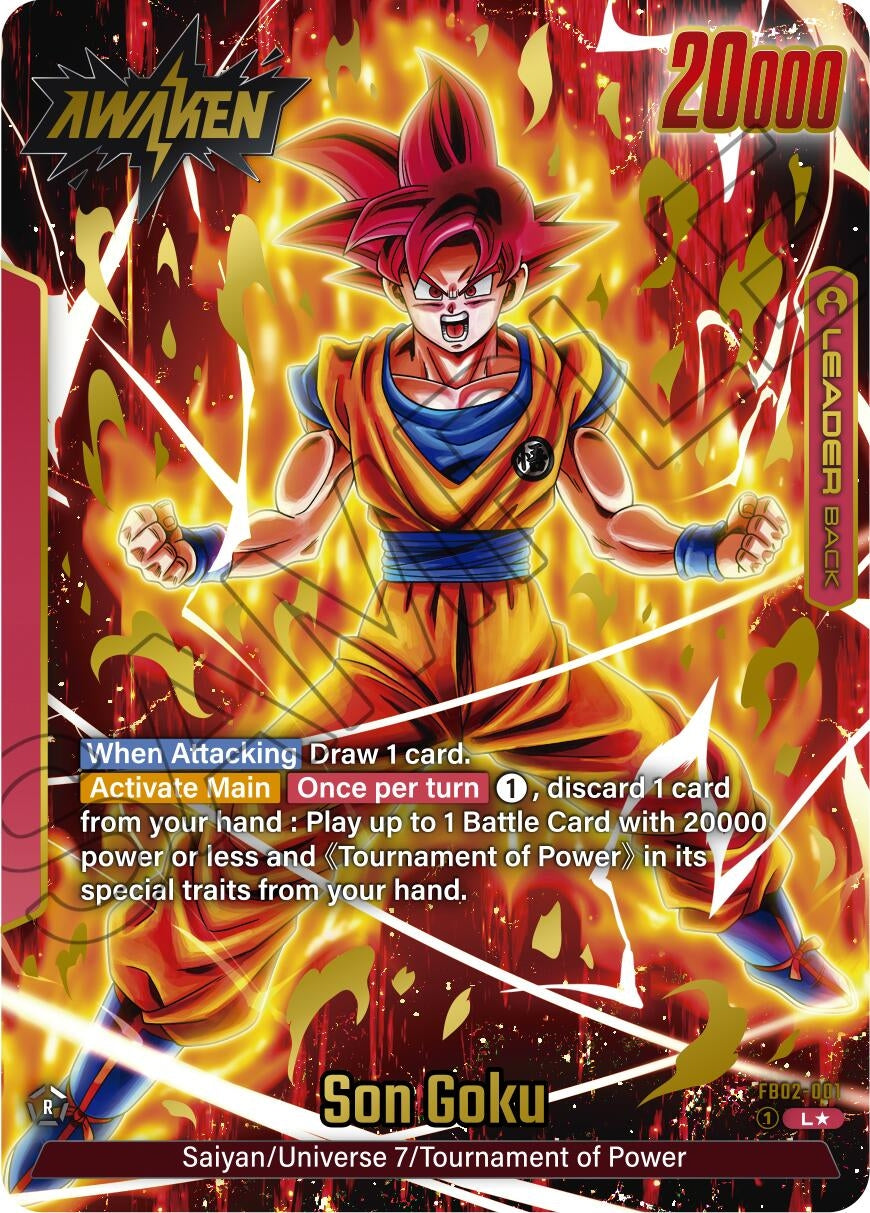 Image for Son Goku - FB02-001 (Alternate Art) (FB02-001) (FB02) - Dragon Ball Super: Fusion World