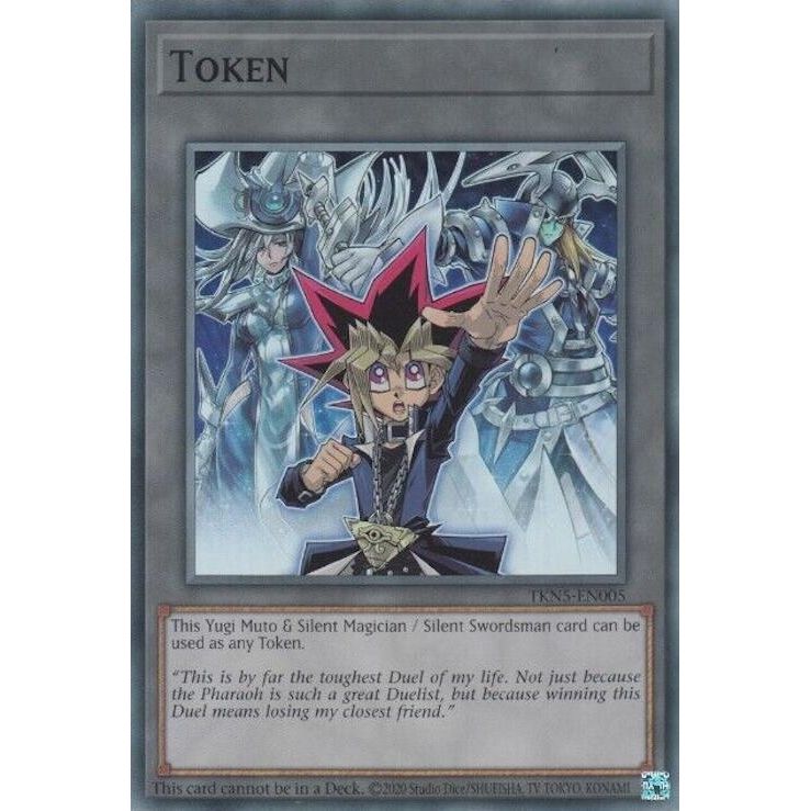 Image for Token: Yugi Muto and Silent Magician and Silent Swordsman (TKN5-EN005) (LEDE) - YuGiOh