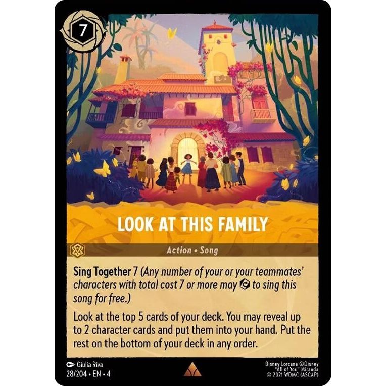 Image for Look at This Family (28/204) (4) - Disney Lorcana