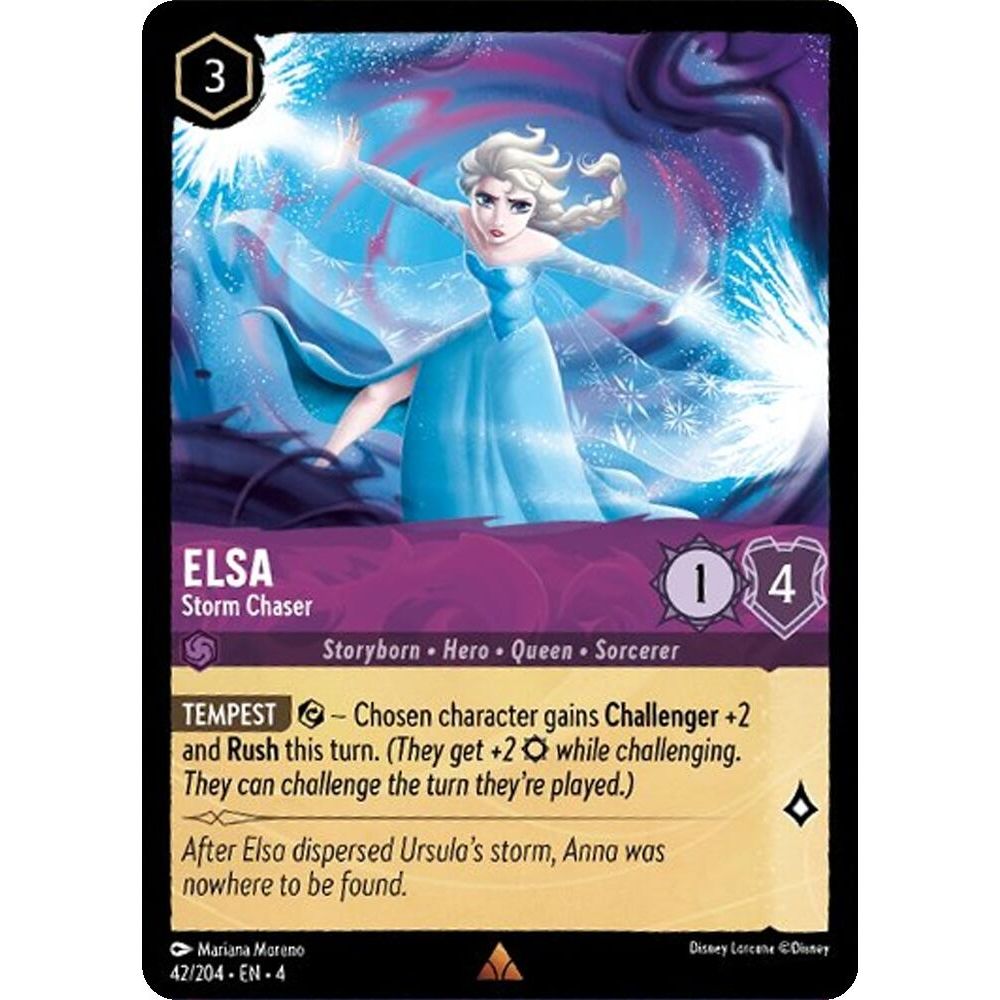 Image for Elsa - Storm Chaser (42/204) (4) - Disney Lorcana