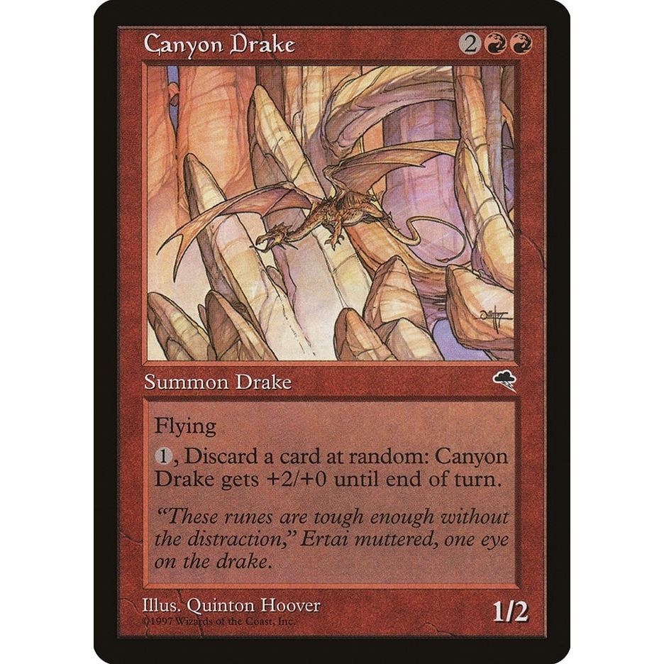 Image for Canyon Drake (166) (TMP) - Magic: The Gathering