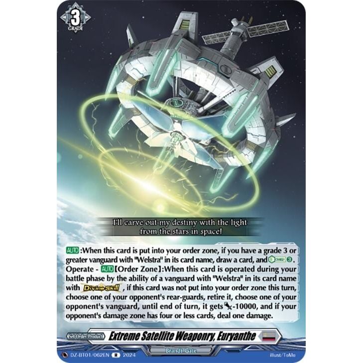 Image for Extreme Satellite Weaponry, Euryanthe (DZ-BT01/062EN) (DZ-BT01) - Cardfight Vanguard