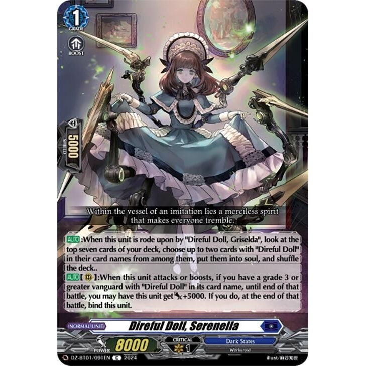 Image for Direful Doll, Serenella (DZ-BT01/091EN) (DZ-BT01) - Cardfight Vanguard