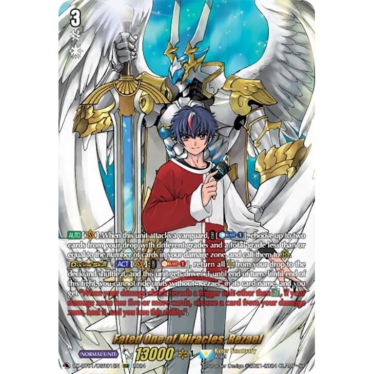 Image for Fated One of Miracles, Rezael (DSR) (DZ-BT01/DSR01EN) (DZ-BT01) - Cardfight Vanguard