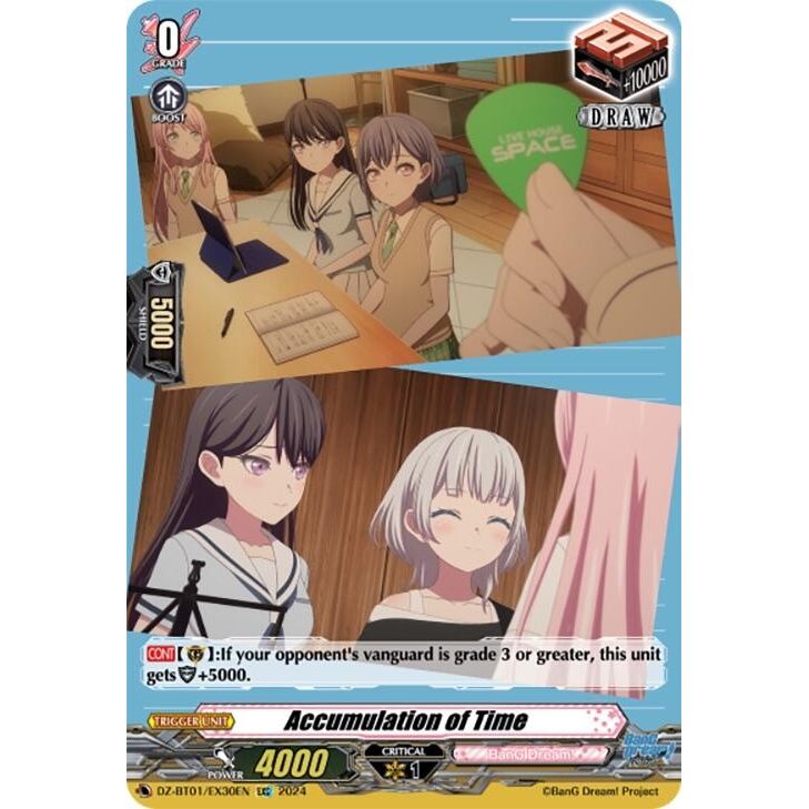 Image for Accumulation of Time (EX30) (EXC) (DZ-BT01/EX30EN) (DZ-BT01) - Cardfight Vanguard