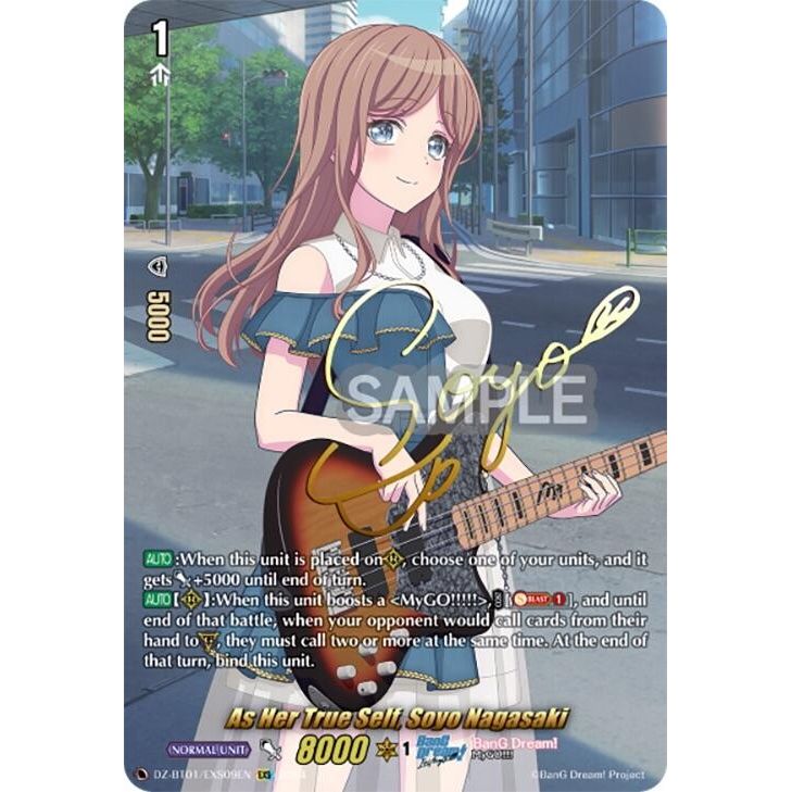 Image for As Her True Self, Soyo Nagasaki (EXS) (DZ-BT01/EXS09EN) (DZ-BT01) - Cardfight Vanguard