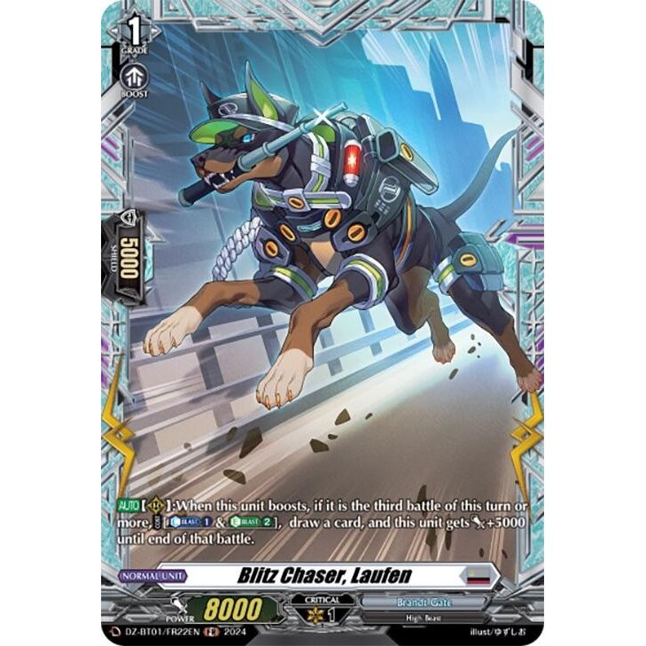 Image for Blitz Chaser, Laufen (FR) (DZ-BT01/FR22EN) (DZ-BT01) - Cardfight Vanguard