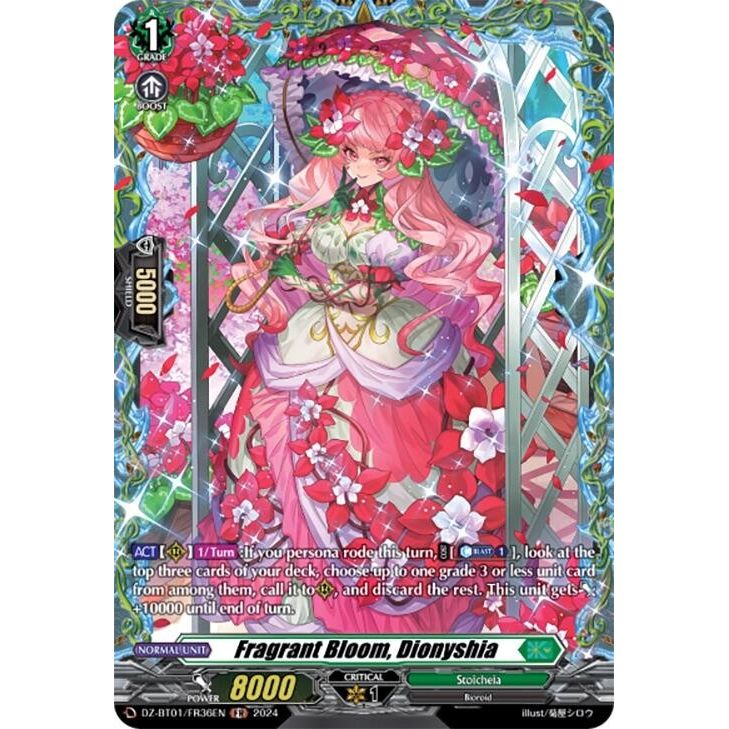 Image for Fragrant Bloom, Dionyshia (FR) (DZ-BT01/FR36EN) (DZ-BT01) - Cardfight Vanguard