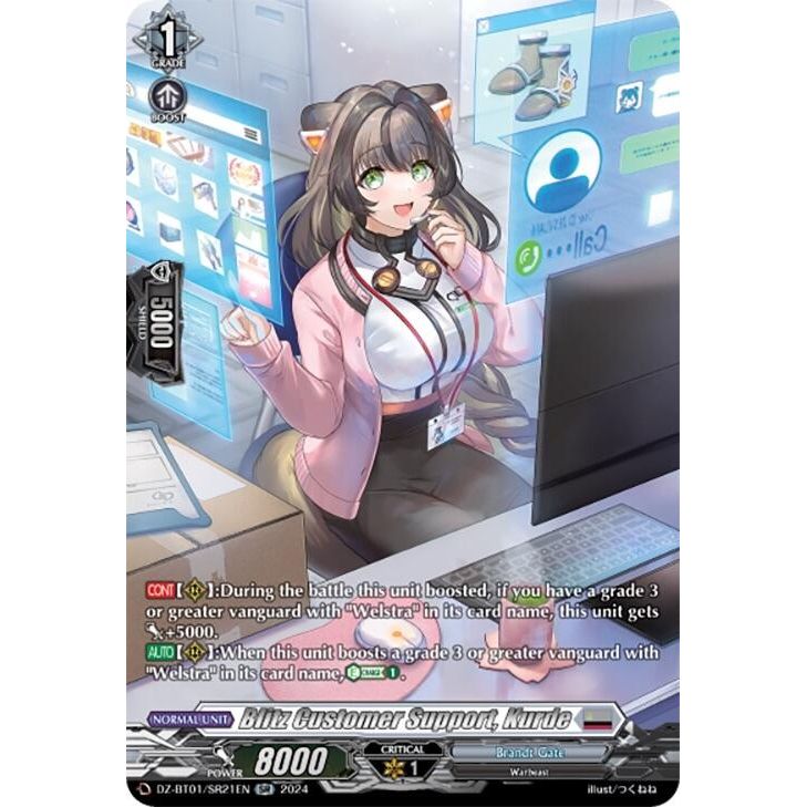 Image for Blitz Customer Support, Kurde (SR) (DZ-BT01/SR21EN) (DZ-BT01) - Cardfight Vanguard