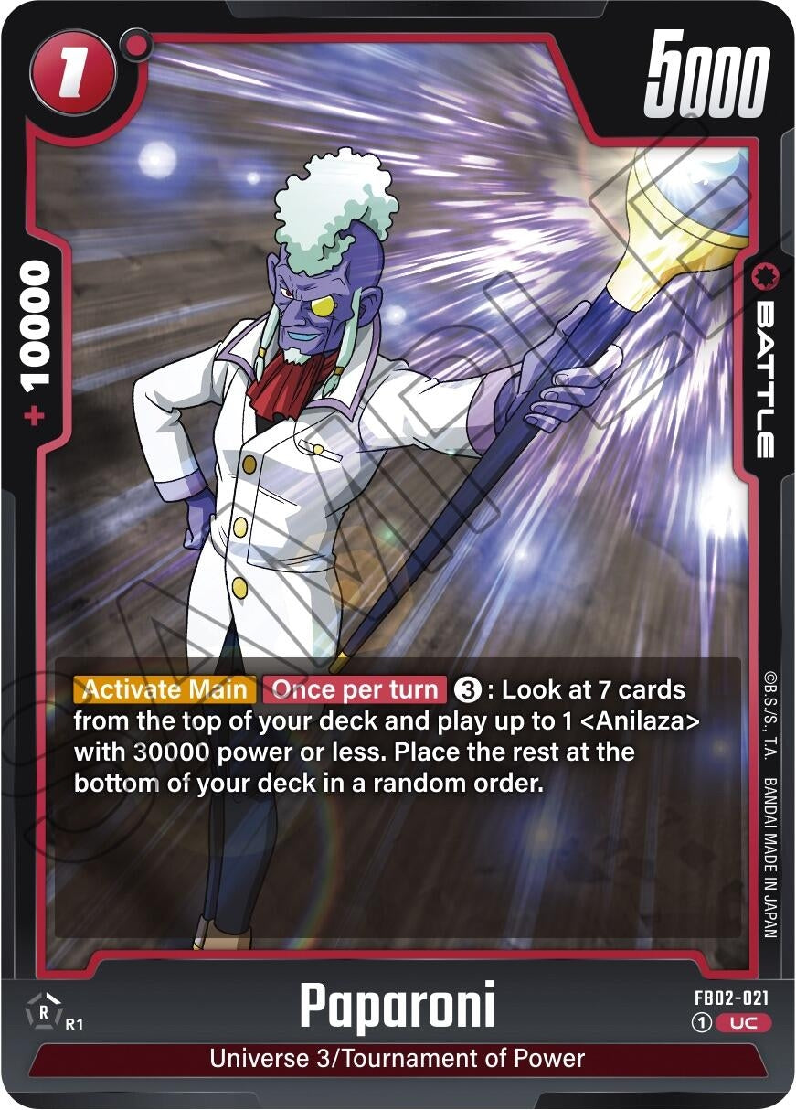 Image for Paparoni (FB02-021) (FB02) - Dragon Ball Super: Fusion World