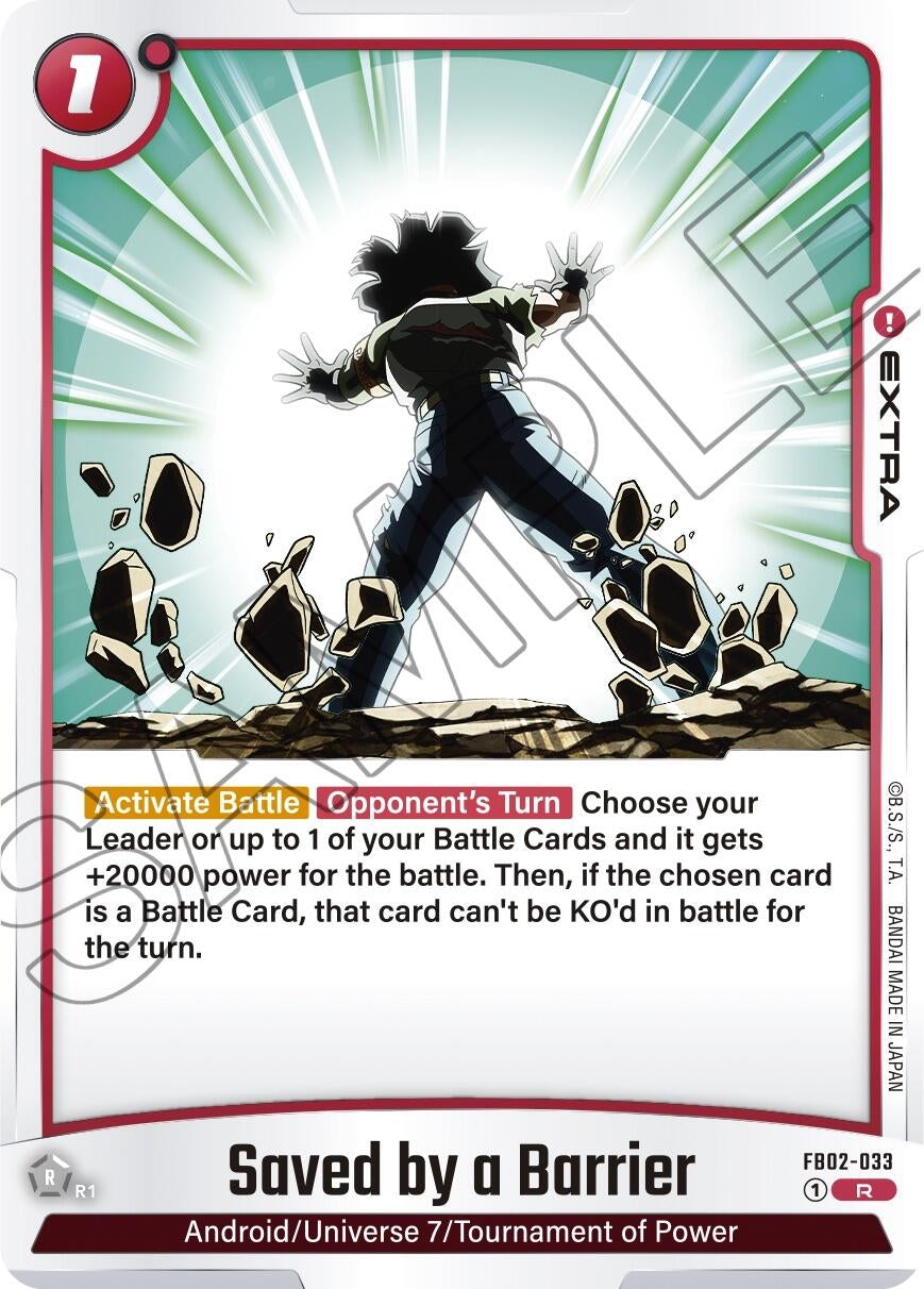 Image for Saved by a Barrier (FB02-033) (FB02) - Dragon Ball Super: Fusion World