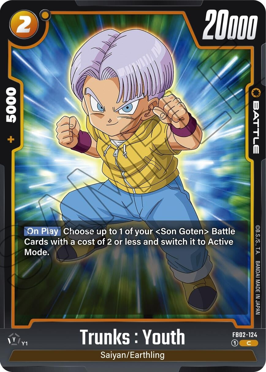 Image for Trunks : Youth (FB02-124) (FB02) - Dragon Ball Super: Fusion World
