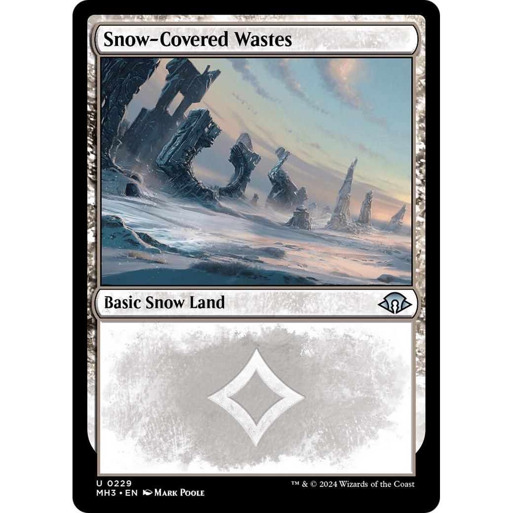 Image for Snow-Covered Wastes (0229) (229) (MH3) - Magic: The Gathering